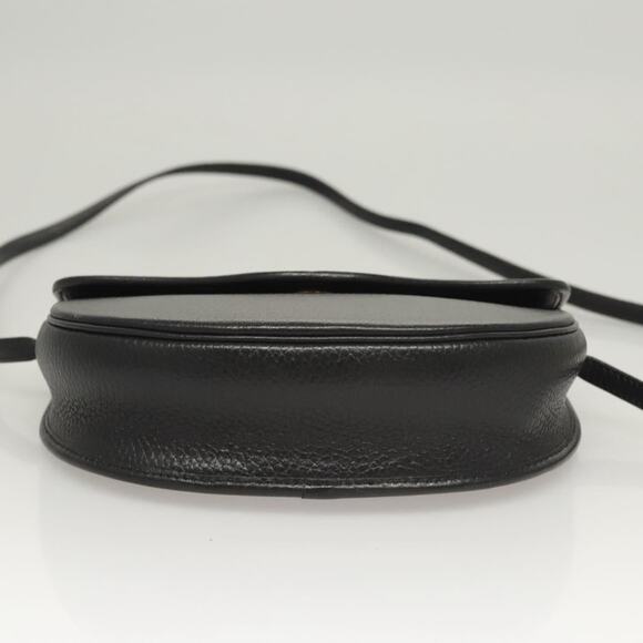 DIOR Shoulder Bag Leather Black Gold - Picture 9 of 12